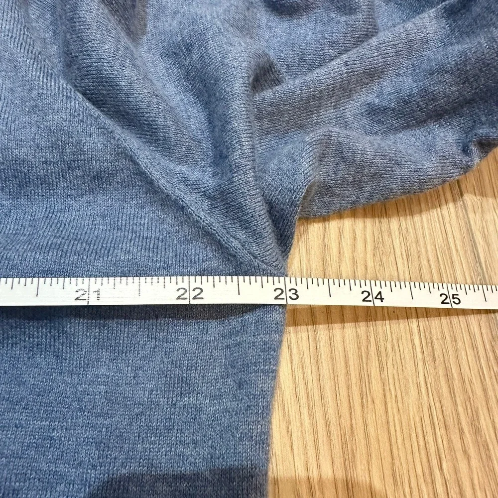 NWT Polo Ralph Lauren LS Cotton/Cashmere Crewneck Sweater -‎ Blue - XXL Preppy